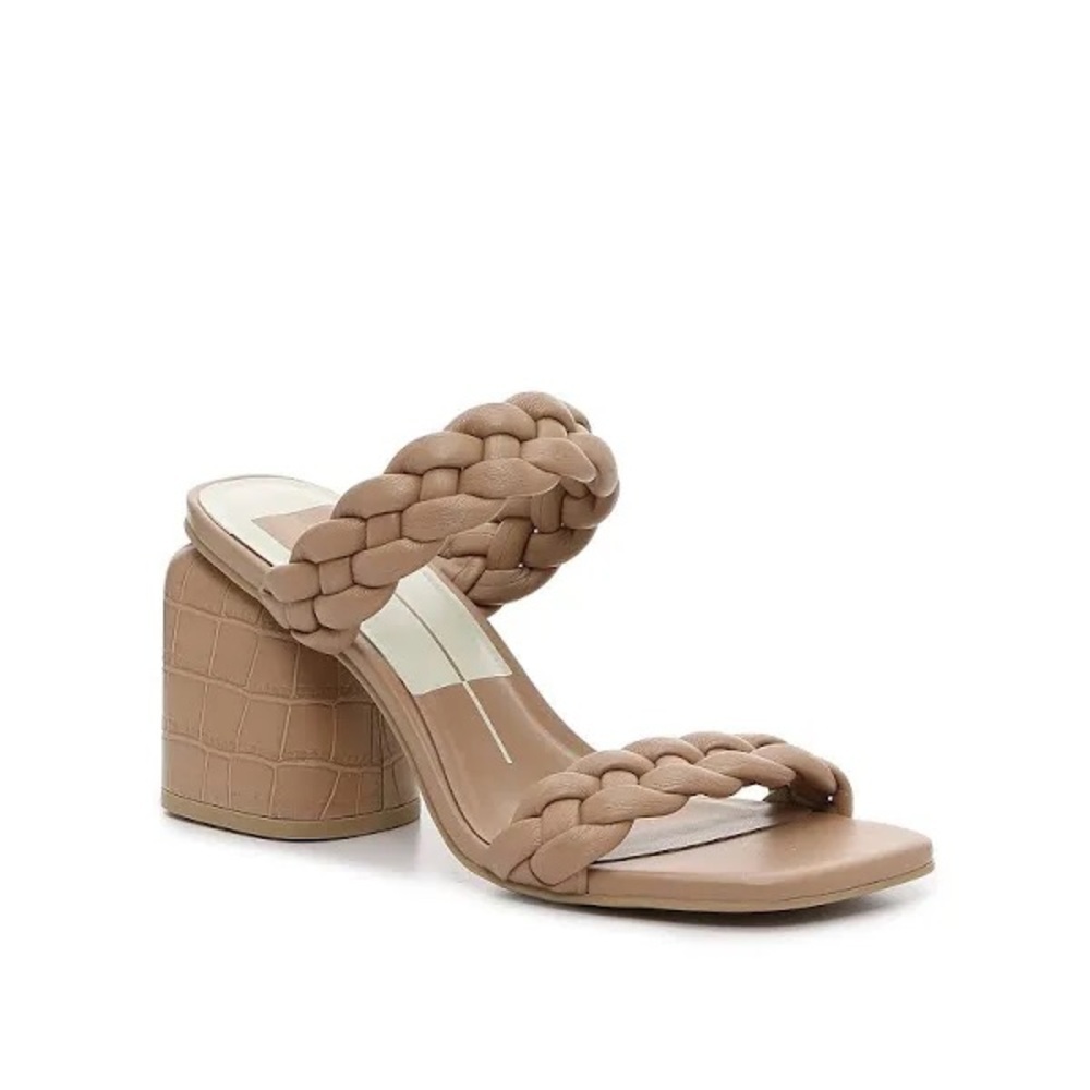 Dolce Vita Paily Braided Mule Heel in Blush - Picture 1 of 9